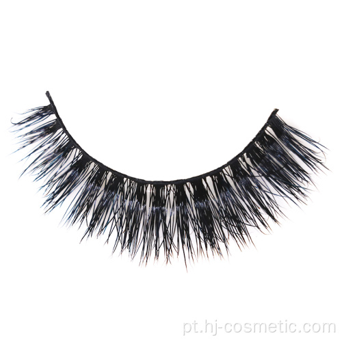 Pestana falsa da pele do vison 3d 5 pares eyelashes do vison 3d